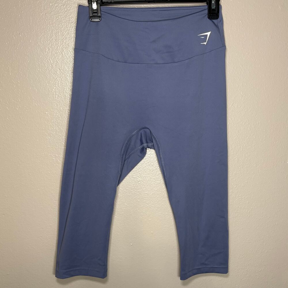 Gymshark cropepd legging XL gray/purple